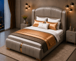 Luxury Upholstered Bed - Image 3