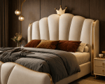 Shell - tufted Upholstered Bed - Image 5