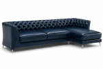 CHESTERFIELD LEATHER SOFA - Image 4