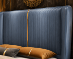 Premium Leather Upholstered Bed - Image 5