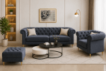 MODERN CHESTERFIELD SOFA SET - Image 4