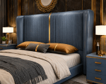 Premium Leather Upholstered Bed - Image 4