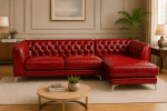 CHESTERFIELD LEATHER SOFA - Image 5