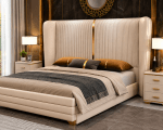 Premium Leather Upholstered Bed - Image 2