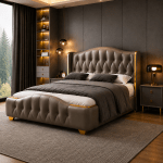 Luxury Upholstered Bed - Image 4