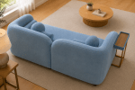 MODERN BOUCLÉ 3-SEATER SOFA - Image 5