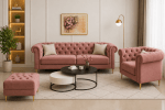 MODERN CHESTERFIELD SOFA SET - Image 5