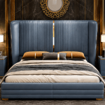Premium Leather Upholstered Bed