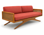 MID-CENTURY WOODEN SOFA - Image 2