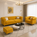 MODERN CHESTERFIELD SOFA SET